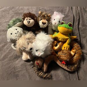 GANZ bundle 10 webkins frogs seal snakes puppies monkey cats